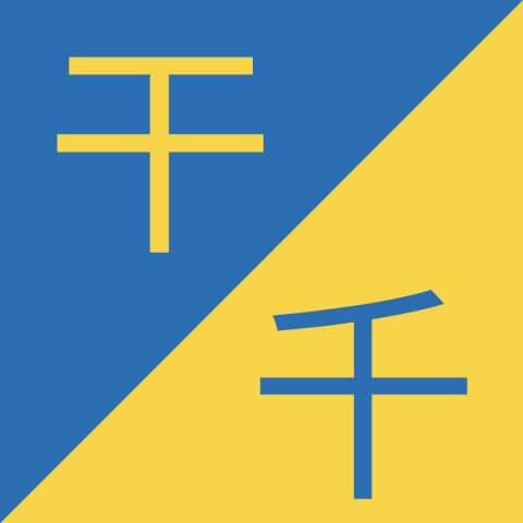 Alphabet Chinois - Caractères qui se ressemblent