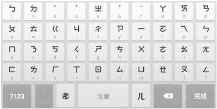 clavier chinois