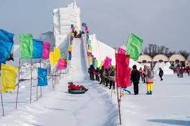 Festival des sculptures sur neige et sur glace à Harbin en Chine