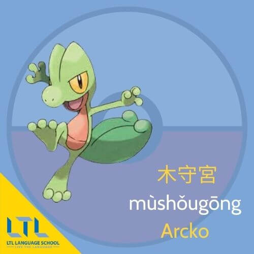 Pokémon en chinois : Arcko