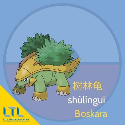 Pokémon en chinois : Boskara