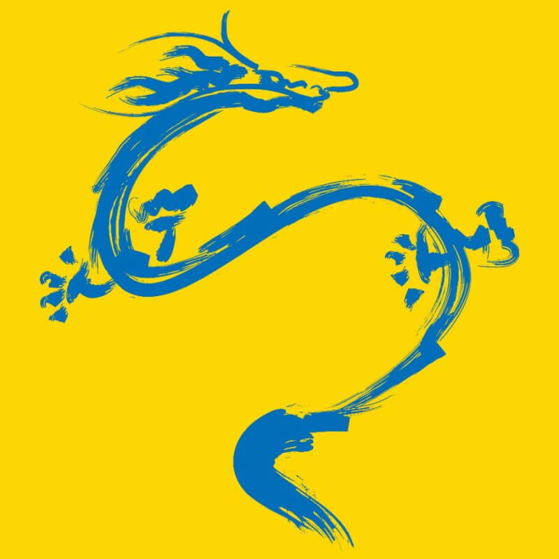 dragons chinois : peinture de dragon